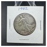 1942 Walking Liberty Half Dollar