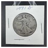 1941-d Walking Liberty Half Dollar