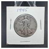 1945 Walking Liberty Half Dollar