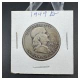 1949-d Franklin Silver Half Dollar