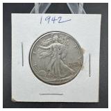 1942 Walking Liberty Half Dollar
