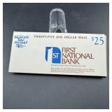 25 Consecutive 1981 $1 Bills