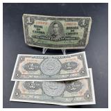 Vintage Mexico Currency