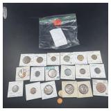 20 Different Mixed-date World Coins