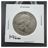 1960 Franklin Silver Half Dollar