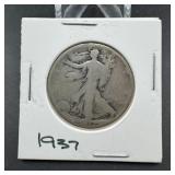 1937 Walking Liberty Half Dollar