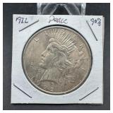 1922 Peace Silver Dollar