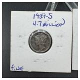 1929-s Mercury Silver Dime