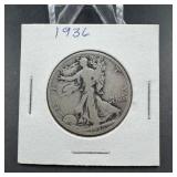 1936 Walking Liberty Half Dollar