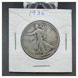 1935 Walking Liberty Half Dollar