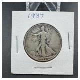 1937 Walking Liberty Half Dollar