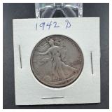 1942-s Walking Liberty Half Dollar