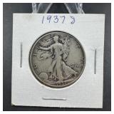 1937-s Walking Liberty Half Dollar