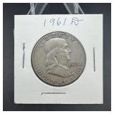 1961-d Franklin Silver Half Dollar