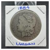 1884 Morgan Silver Dollar