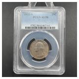 1932-s Quarter  Graded Au-58