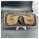 1922 $10 Gold Certificate