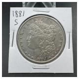 1881-s Morgan Silver Dollar