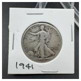 1941 Walking Liberty Half Dollar