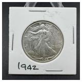 1942 Walking Liberty Half Dollar
