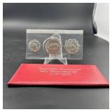 1976 3-piece Bicentennial Silver Eisenhower (ike)