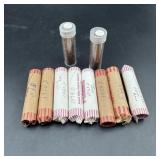 (10 Times The Bid) Roll Of Wheat Cents & 60-80