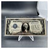 1928 $1 Funny Back Silver Certificate  High Grade