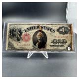 1917 $1 Red Seal Saw Horse Note