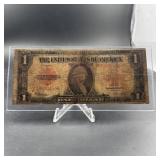 1923 $1 Red Seal Horse Blanket Note