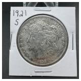 1921-s Morgan Silver Dollar