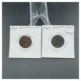 1863 & 1865 Indian Head Cents