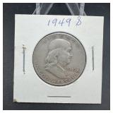 1949-s Franklin Silver Half Dollar