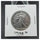 1943-d Walking Liberty Half Dollar