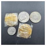 Gold-plated Coins & Kennedy Half Dollar