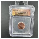 2025-b Penny  Graded Ms-67
