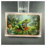 5 AVDP oz .999 Fine Copper Frog Bar