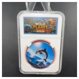 Wild Planet Dolphin 1 Oz .999 Fine Copper Coin