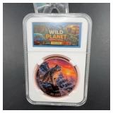Wild Planet Snow Leopard 1 Oz Copper Coin