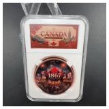 1867 Canada Day .999 Fine Copper Round