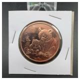 2012 USA .999 Fine Copper 1 AVDP Oz Coin