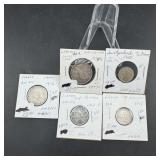 European Silver Coins: Germany, France, Switzerlan