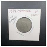 1969 Jamaica 10 Cents Coin
