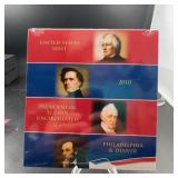 2010 US Mint Presidential $1 Coin Set