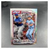 Topps Chrome Past to Present Card: Beltre Seager