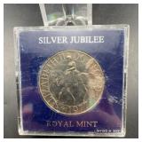 1977 Silver Jubilee Crown Royal Mint