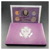1985 U.S. Mint Proof Coin Set With Case