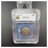1911-S Barber Dime ICG G6