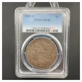 1887-S Morgan Silver Dollar PCGS XF45