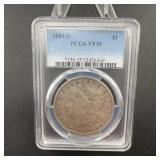 1884-S Morgan Silver Dollar PCGS VF35