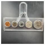 1980 U.S. Mint 5-Coin Set in Whitman Holder